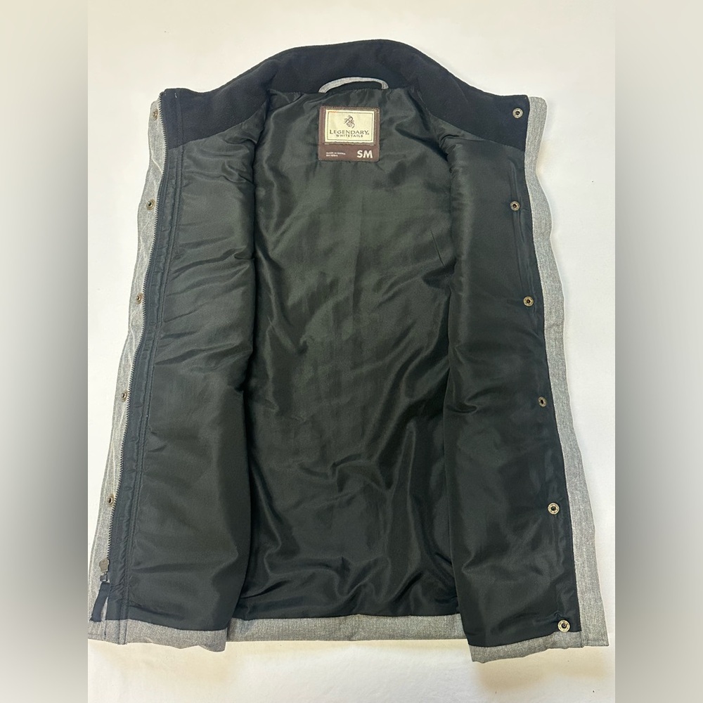 Legendary Whitetails Womens Small Vortex Gray Zip Snap Close Outdoor Hiking Vest - Picture 5 of 8